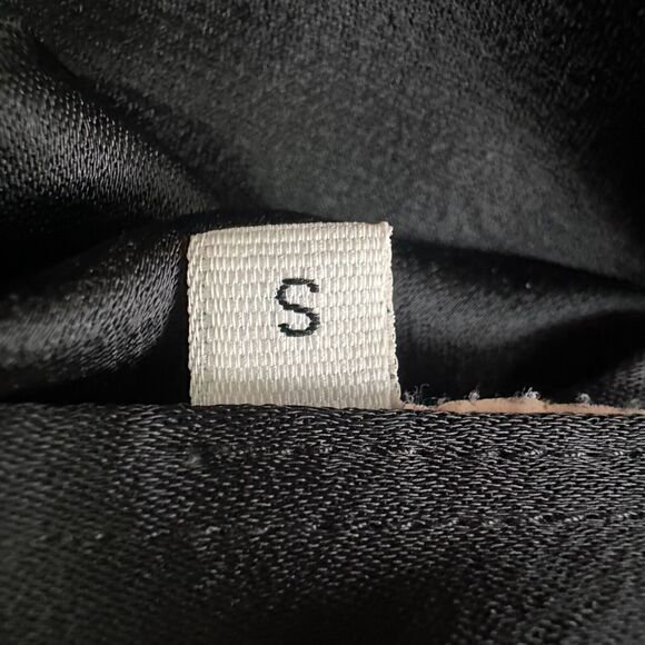 P.A.R.O.S.H. Top Womens Small Black Ruffles Exposed Shoulder Blouse Long Sleeve - Picture 6 of 9